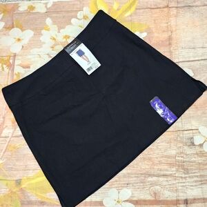 Rafaella Elegant Black Women's Skort Sz XXL